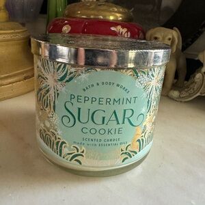 Bath and Body Works Peppermint Sugar Cookie 3 Wick Candle (2020)